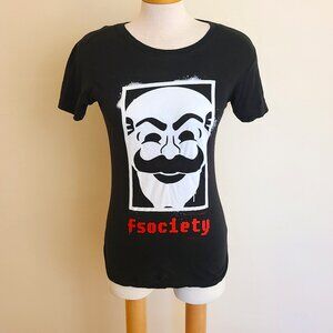 Loot Crate- F Society - Mr Robot Medium Tee
